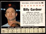 #96 Billy Gardner  Hand cut - Minneapolis 