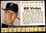 #135 Bill Virdon  Hand Cut 