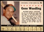 #70 Gene Woodling  Hand Cut 
