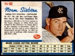 #92 Norm Siebern  