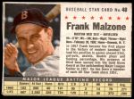#48 Frank Malzone  Hand Cut 