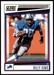 #92 Billy Sims 