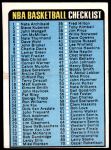 #121 Checklist  