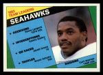 #188 Seahawks Leaders Curt Warner / Steve Largent / Kenny Easley / Jacob Green / Bruce Scholtz 