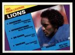 #250 Lions Leaders Billy Sims / Leonard Thompson / Bruce McNorton / William Gay / Ken Fantetti 