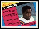 #288 Vikings Leaders Darrin Nelson / John Swain / John Turner / Doug Martin / Scott Studwell 