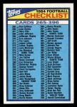 #396 Checklist 265-396