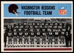 #183 Washington Redskins Team  