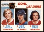 #63 Goal Leaders Guy LaFleur / Mike Bossy / Steve Schutt 