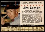 #93 Jim Lemon  Hand cut - Minneapolis 