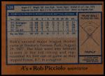 1978 Topps #528 Rob Picciolo<br />B78T 08 4345<br /><a class='button AddToCart' data-ajax='true' data-ajax-mode='replace' data-ajax-update='#cart-info' href='/AddToCart?itemId=6214370&quantity=1&type=0'>Add To Cart</a>