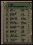 1979 Topps #328  -  Jack McKeon Athletics Team Checklist<br />B79T 08 3033<br /><a class='button AddToCart' data-ajax='true' data-ajax-mode='replace' data-ajax-update='#cart-info' href='/AddToCart?itemId=6234531&quantity=1&type=0'>Add To Cart</a>