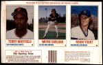Terry Whitfield / Wayne Garland / Robin Yount 