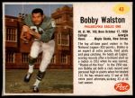 #43 Bobby Walston 