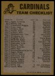 1974 Topps Red Team Checklist  St. Louis Cardinals Red Team Checklist<br />B74T 08 6410<br /><a class='button AddToCart' data-ajax='true' data-ajax-mode='replace' data-ajax-update='#cart-info' href='/AddToCart?itemId=6269200&quantity=1&type=0'>Add To Cart</a>