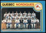#261 Nordiques Team Checklist  