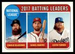 #2 NL Batting Leaders Charlie Blackmon / Justin Turner / Daniel Murphy 
