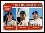 #5 AL HR Leaders Aaron Judge / Joey Gallo / Khris Davis 