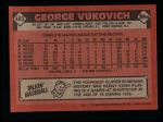 1986 Topps #483 George Vukovich<br />B86T-R 483<br /><a class='button AddToCart' data-ajax='true' data-ajax-mode='replace' data-ajax-update='#cart-info' href='/AddToCart?itemId=6325422&quantity=1&type=0'>Add To Cart</a>
