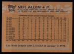 1988 Topps #384 Neil Allen<br />B88T-O 384<br /><a class='button AddToCart' data-ajax='true' data-ajax-mode='replace' data-ajax-update='#cart-info' href='/AddToCart?itemId=6326994&quantity=1&type=0'>Add To Cart</a>