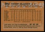 1988 Topps #644 Terry McGriff<br />B88T-P 644<br /><a class='button AddToCart' data-ajax='true' data-ajax-mode='replace' data-ajax-update='#cart-info' href='/AddToCart?itemId=6328049&quantity=1&type=0'>Add To Cart</a>