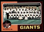 #216 Giants Team Checklist Wes Westrum 