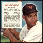 #5 Monte Irvin No Tab  