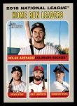 #65 NL HR Leaders Trevor Story / Nolan Arenado / Christian Yelich / Matt Carpenter 