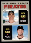#141 Pirates Rookie Stars Nick Burdi / Alex McRae 