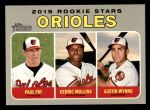 #343 Orioles Rookie Stars Cedric Mullins / Paul Fry / Austin Wynns 