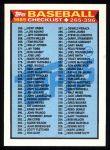 #378 Checklist 265-396  