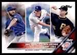 #220 NL Pitching Leaders Jake Arrieta / Zack Greinke / Gerrit Cole 