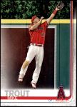 #100 Mike Trout Leaping at Wall 