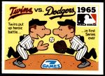 #63 1965 Dodgers / Twins  