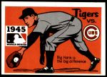 #43 1945 Tigers / Cubs  Hank Greenberg 