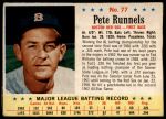 #77 Pete Runnels 