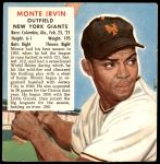 #9 Monte Irvin No Tab 