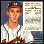 #19 Warren Spahn No Tab 