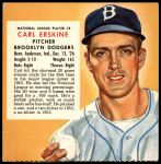 #4 Carl Erskine No Tab  