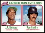 #207 ERA Leaders J.R. Richard / Ron Guidry 