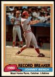 #201 Record Breaker Johnny Bench 