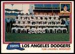 #679 Dodgers Team Checklist  