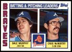 #126 Braves Leaders & Checklist Dale Murphy / Craig McMurtry 