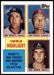 #5 1983 Highlight Bob Forsch / Dave Righetti / Mike Warren 