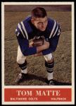 #6 Tom Matte 