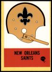 #121 New Orleans Saints Helmet #121  