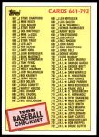 #784 Checklist  