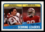#218 Scoring Leaders Jerry Rice / Jim Breech 