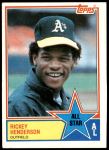 #391 All-Star Rickey Henderson 
