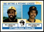 #291 Pirates Leaders & Checklist Bill Madlock / John Candelaria 